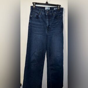 Frame Denim Women's Dark Blue Le Palazzo Slim Jeans